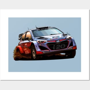 Hyundai i20 WRC Posters and Art